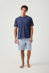 Kiff-Kiff Pijama corto combinado azul