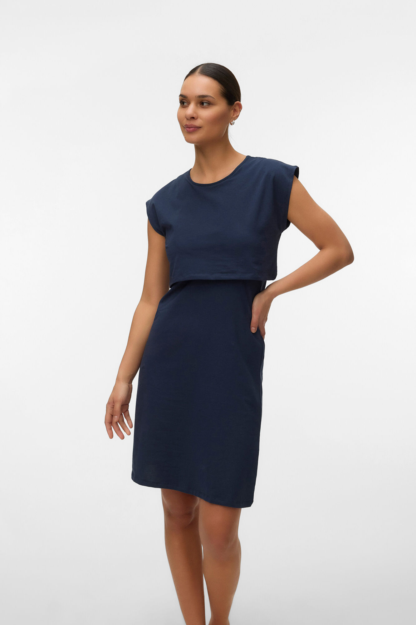 Mamalicious Kurzes Maternity- und Stillkleid