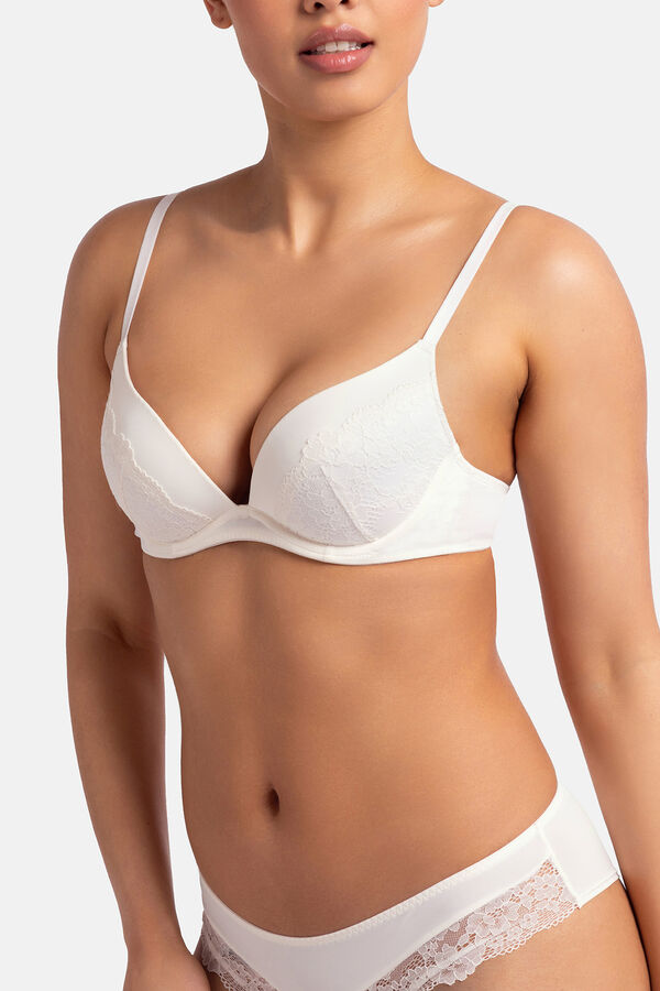Dorina Pack of 2 push up bras brown