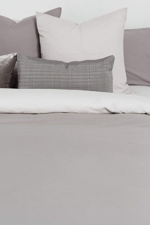 Womensecret Bettbezug Baumwollperkal wendbar. Bett 180-200 cm. Grau