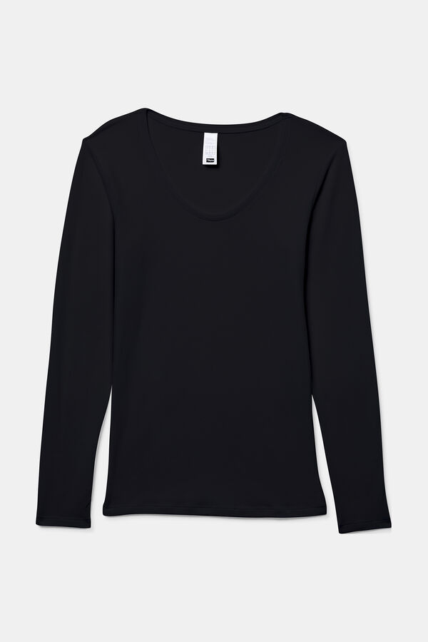 Playtex Ultra-thin thermal long sleeve -shirt termaltech noir