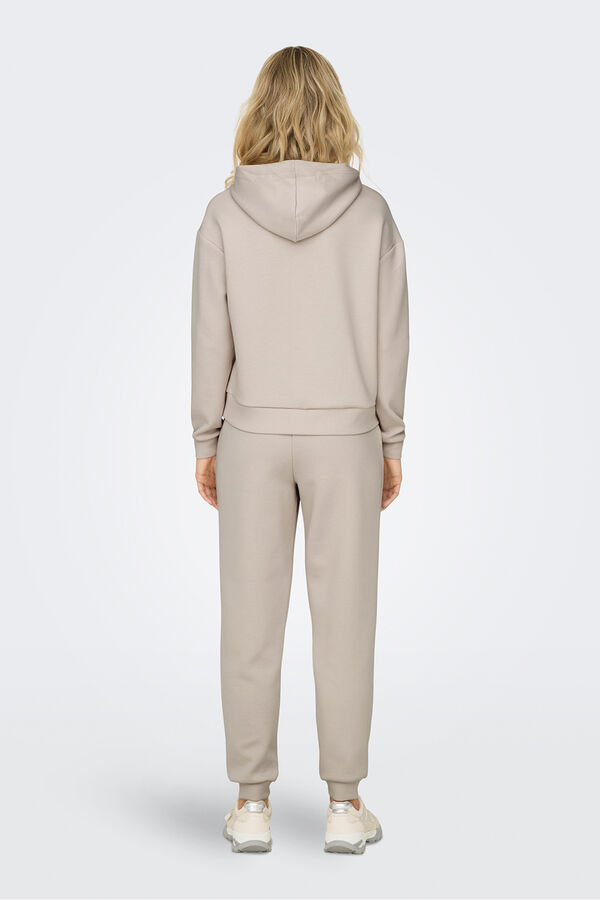 Only Play Sudadera b&aacute;sica con capucha grey