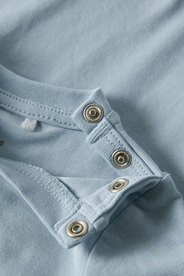 Name it Baby-T-Shirt mit Aufdruck Blau