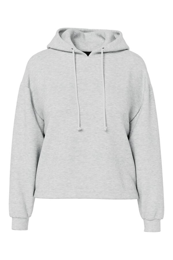 Pieces Hooded sweatshirt grey