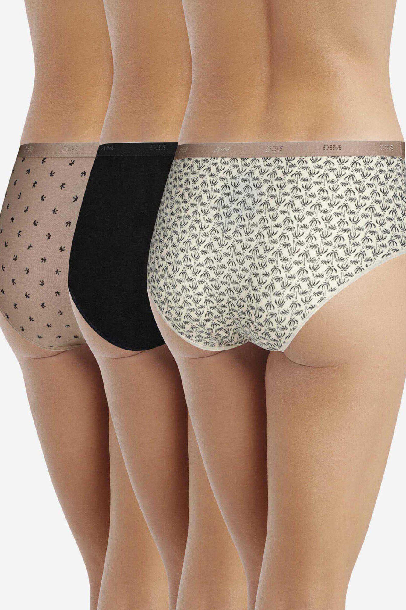 DIM Pack 3 culottes estampadas