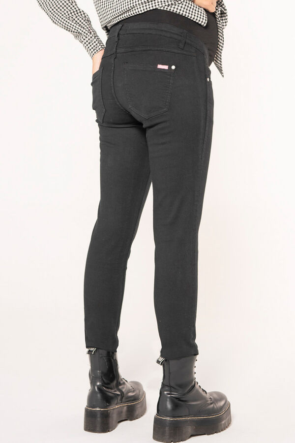 Womensecret Essential twill maternity trousers black