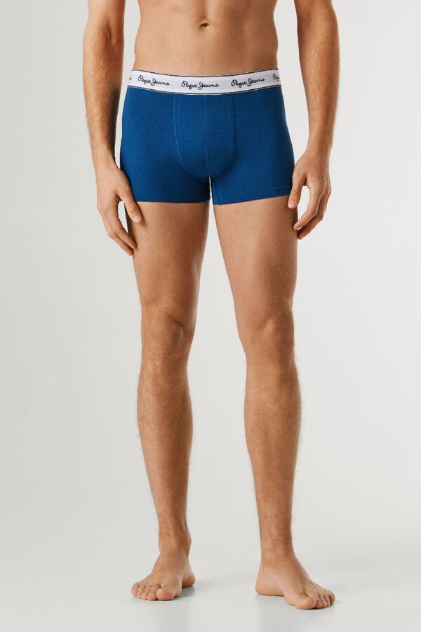 Pepe Jeans Pack 3 boxer liso y rayas verde
