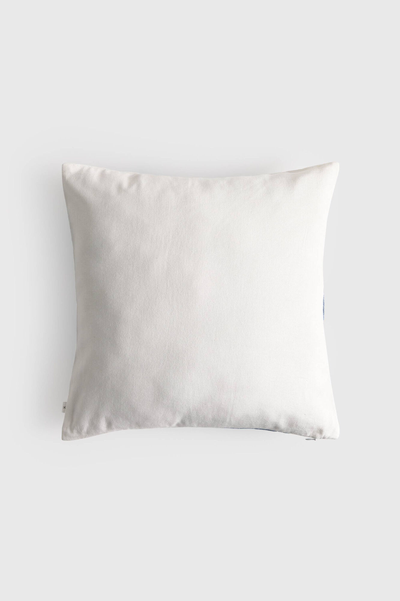 Textura Funda coj&iacute;n algod&oacute;n flor bordada