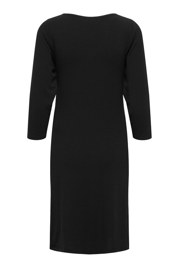 Only Maternity Vestido corto con encaje maternity negro