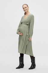 Womensecret Long-sleeved midi maternity wrap dress Zelena