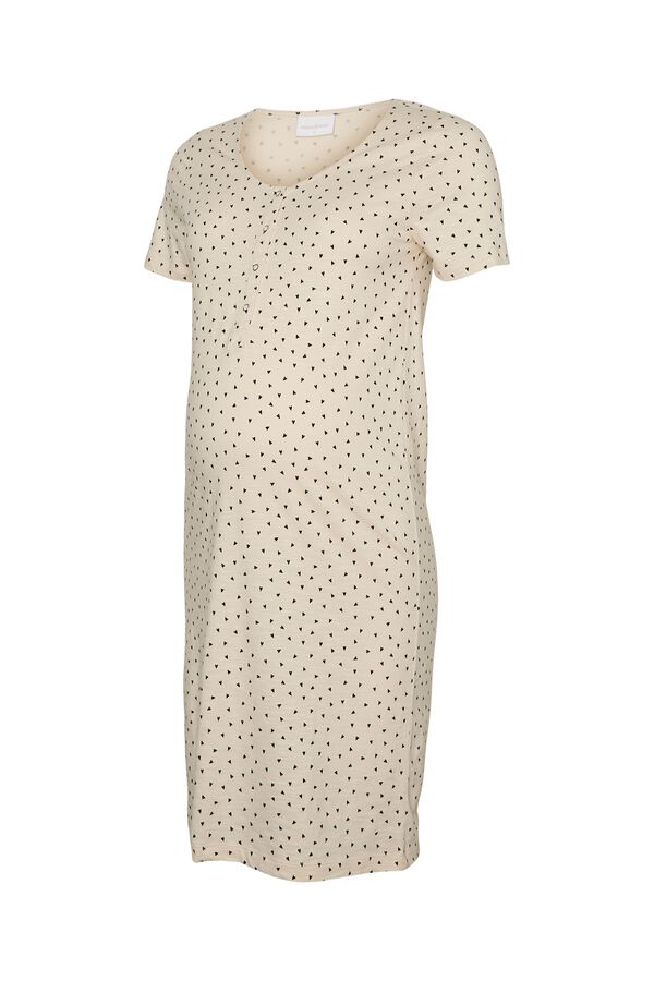 Mamalicious Maternity and breastfeeding nightgown brown