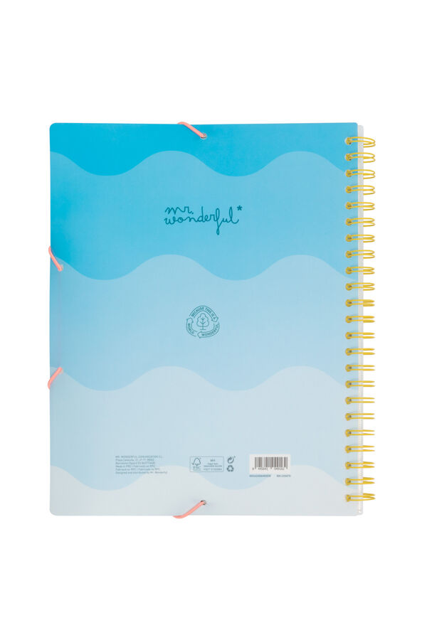 Mr. Wonderful Carpeta con fundas transparentes &ndash; Ready for a great day estampado