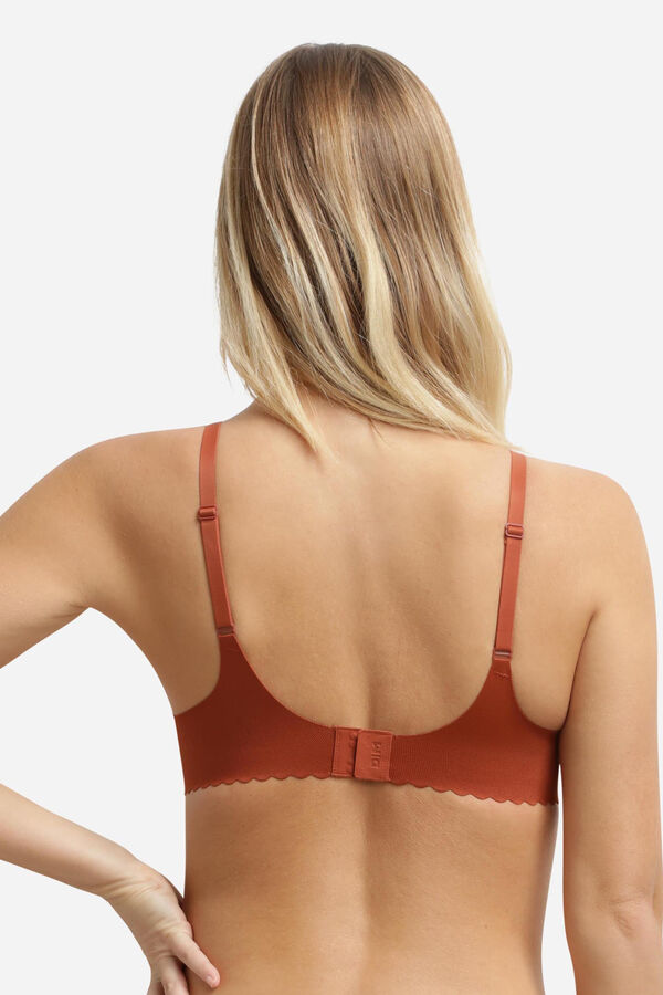 DIM Microfibre underwired bra nude