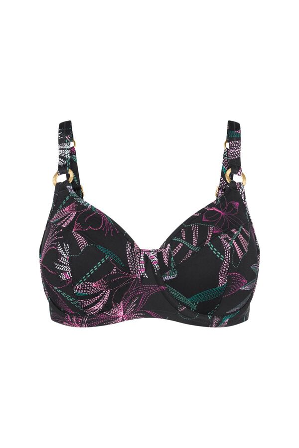 Triumph Top bikini reductor balconette aro tropical estampado