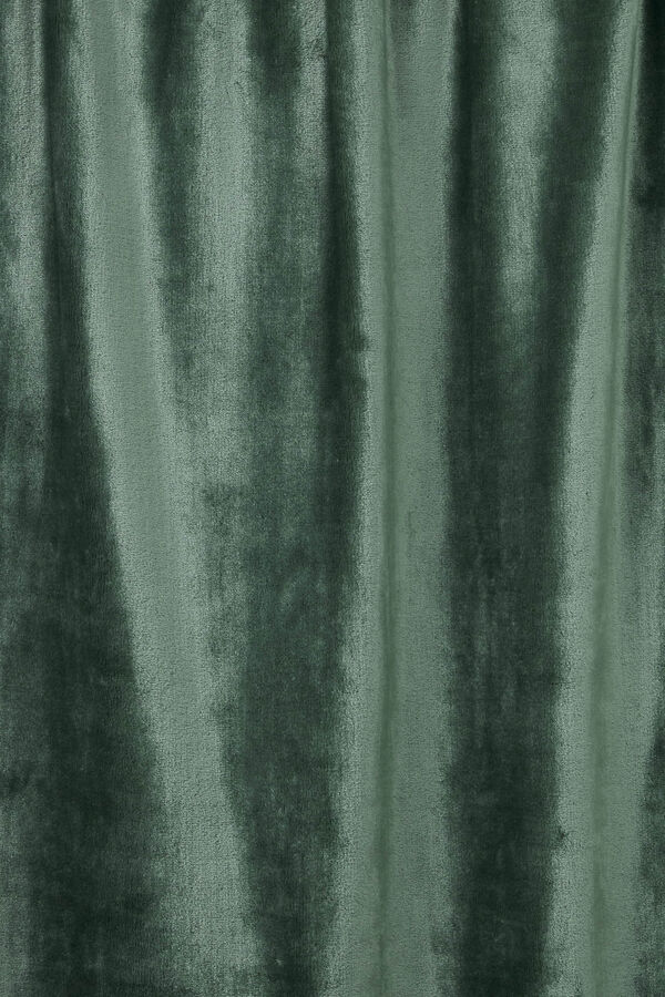 Textura Manta polar pompons verde