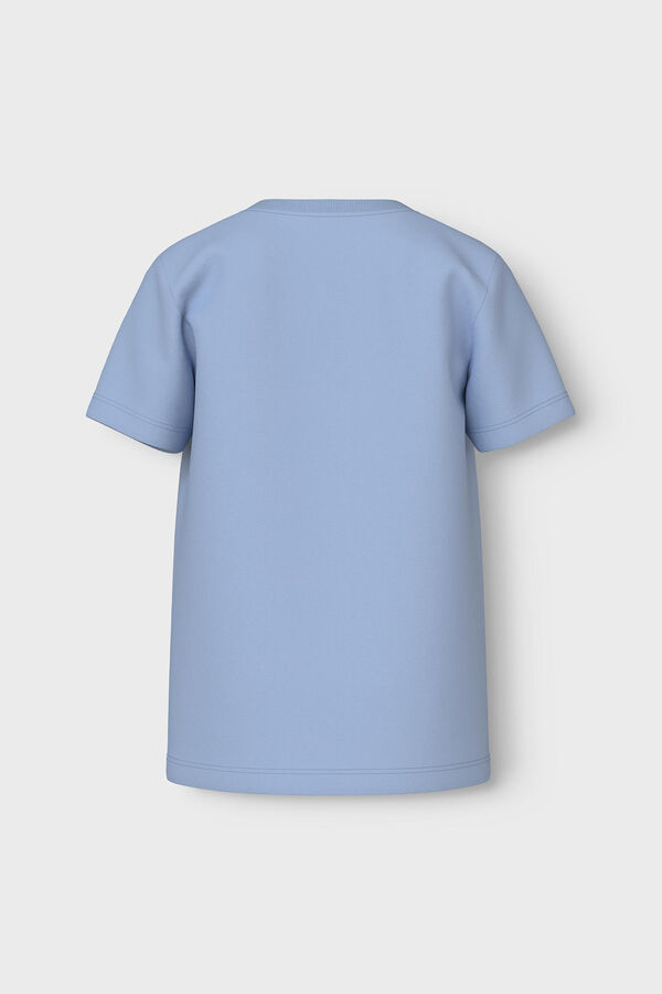 Womensecret Jungen-T-Shirt mit Print vorne Blau