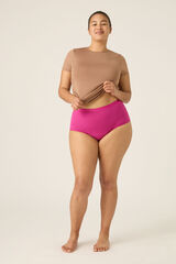 Womensecret Classic Spring Pink bamboo high waist period panties – heavy overnight absorption Fuksija
