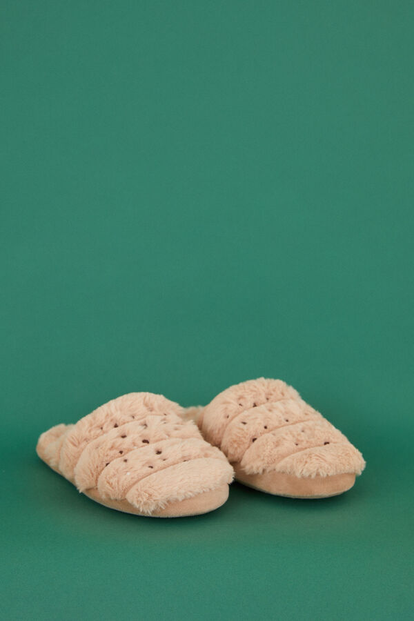 Womensecret Manolo Bakes croissant slippers Smeđa