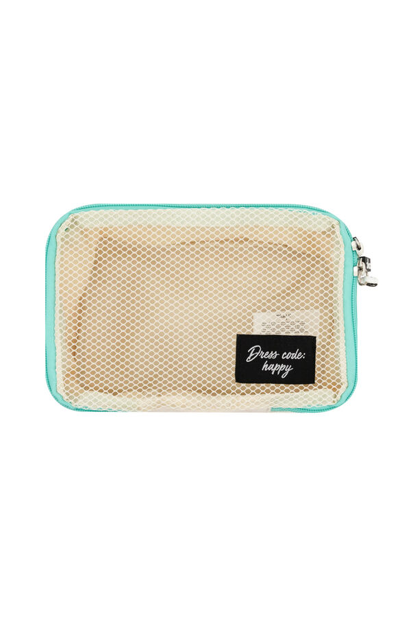 Mr. Wonderful Set 3 bolsas organizadoras estampado