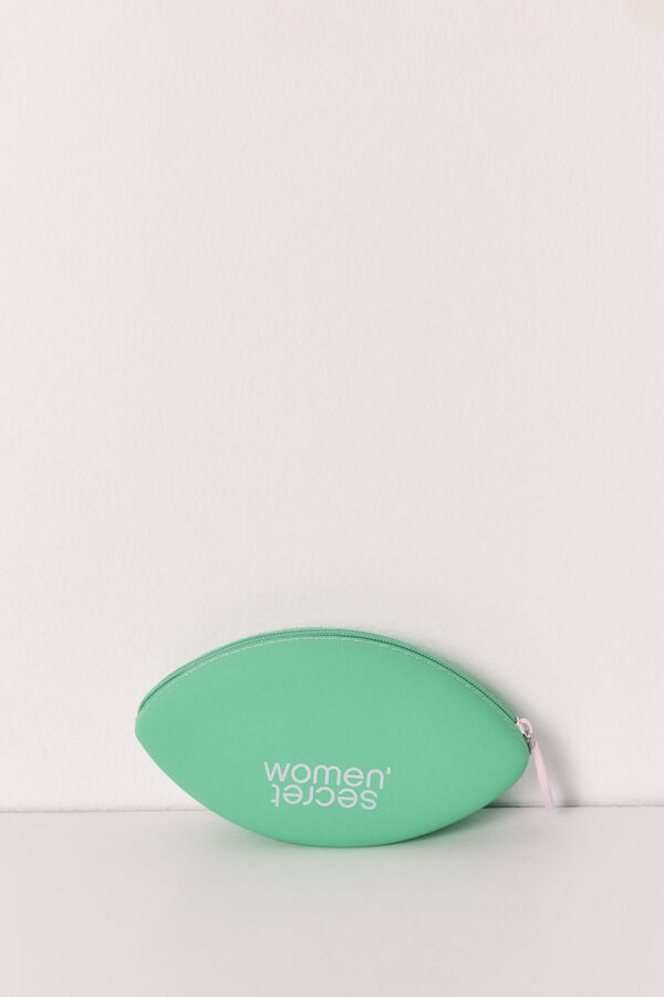 Women'secret Zeleni silikonski novčanik SmileyWorld&reg; Zelena