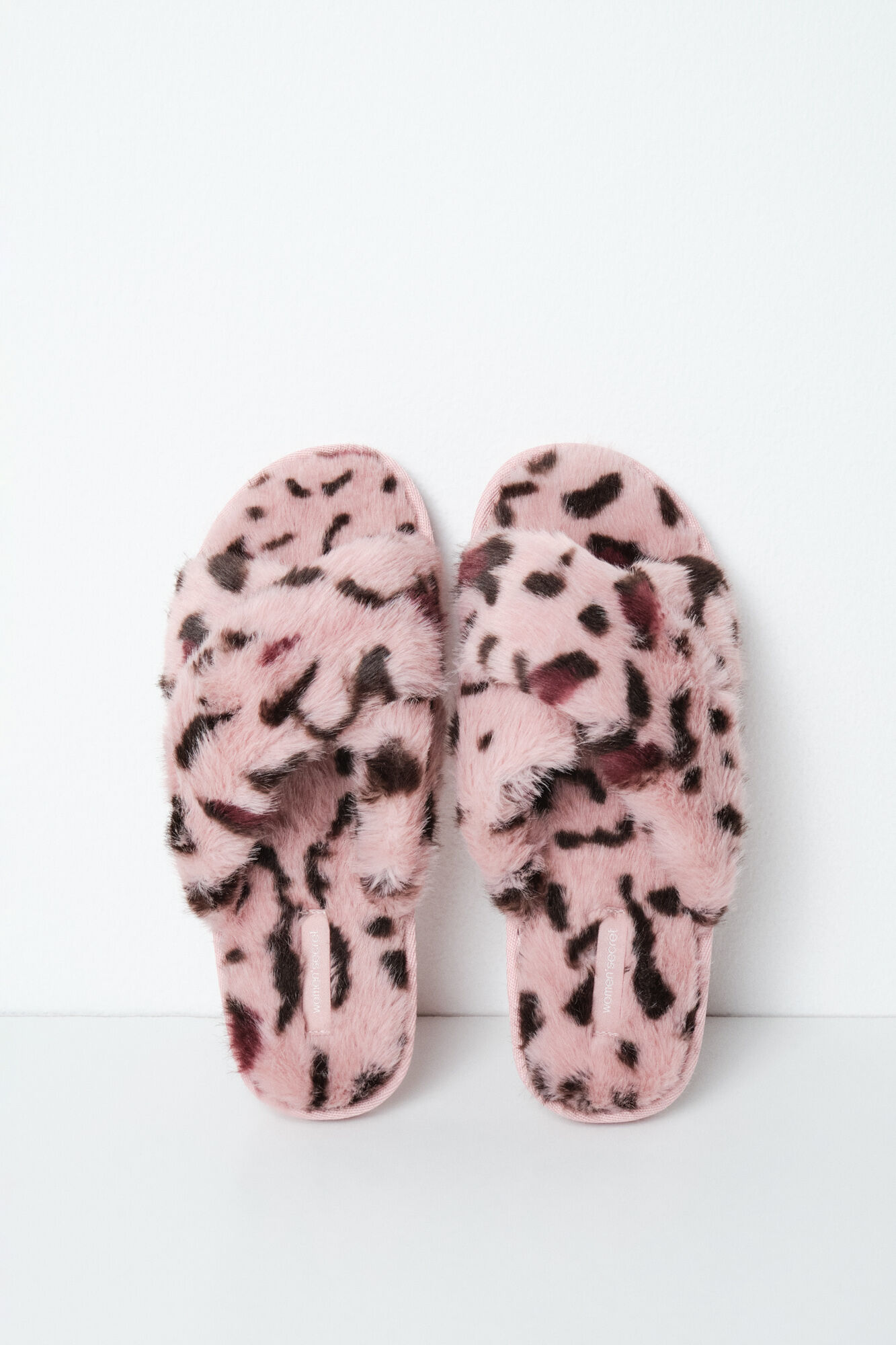 Women'secret Leopard plush slippers