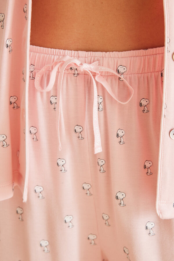 Womensecret Super soft pink Shoppy classic pyjamas Ružičasta