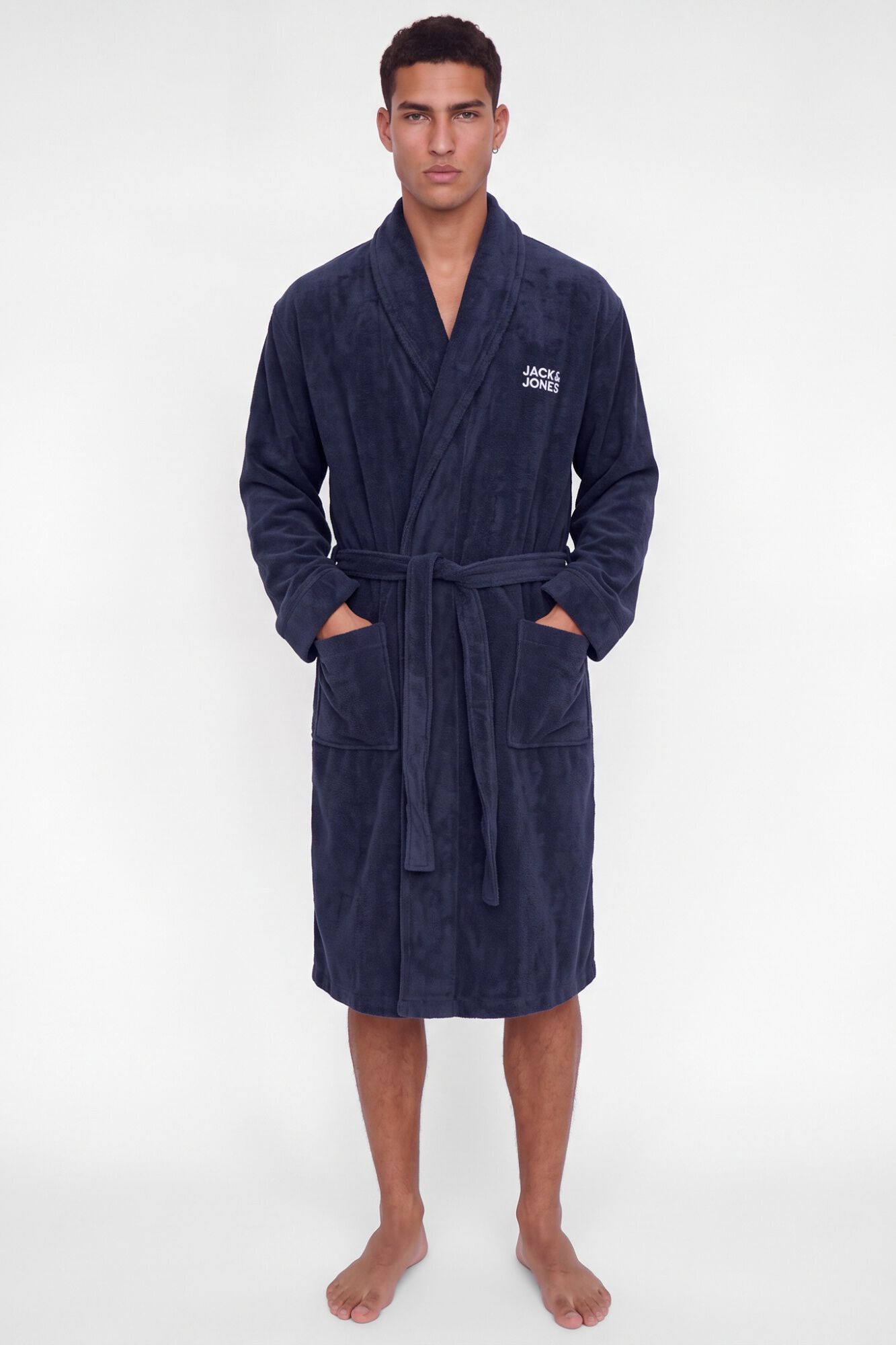 Jack & Jones Robe 100% algod&atilde;o com cinto