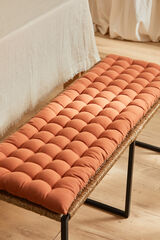 Womensecret Gavema washable cotton earth-coloured bench cushion Narančasta