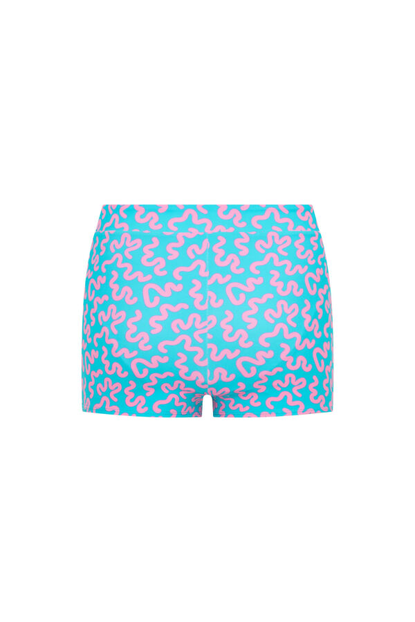 Modibodi Menstrual swimwear short blue