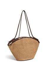 Pieces Sac cabas &agrave; anses nude