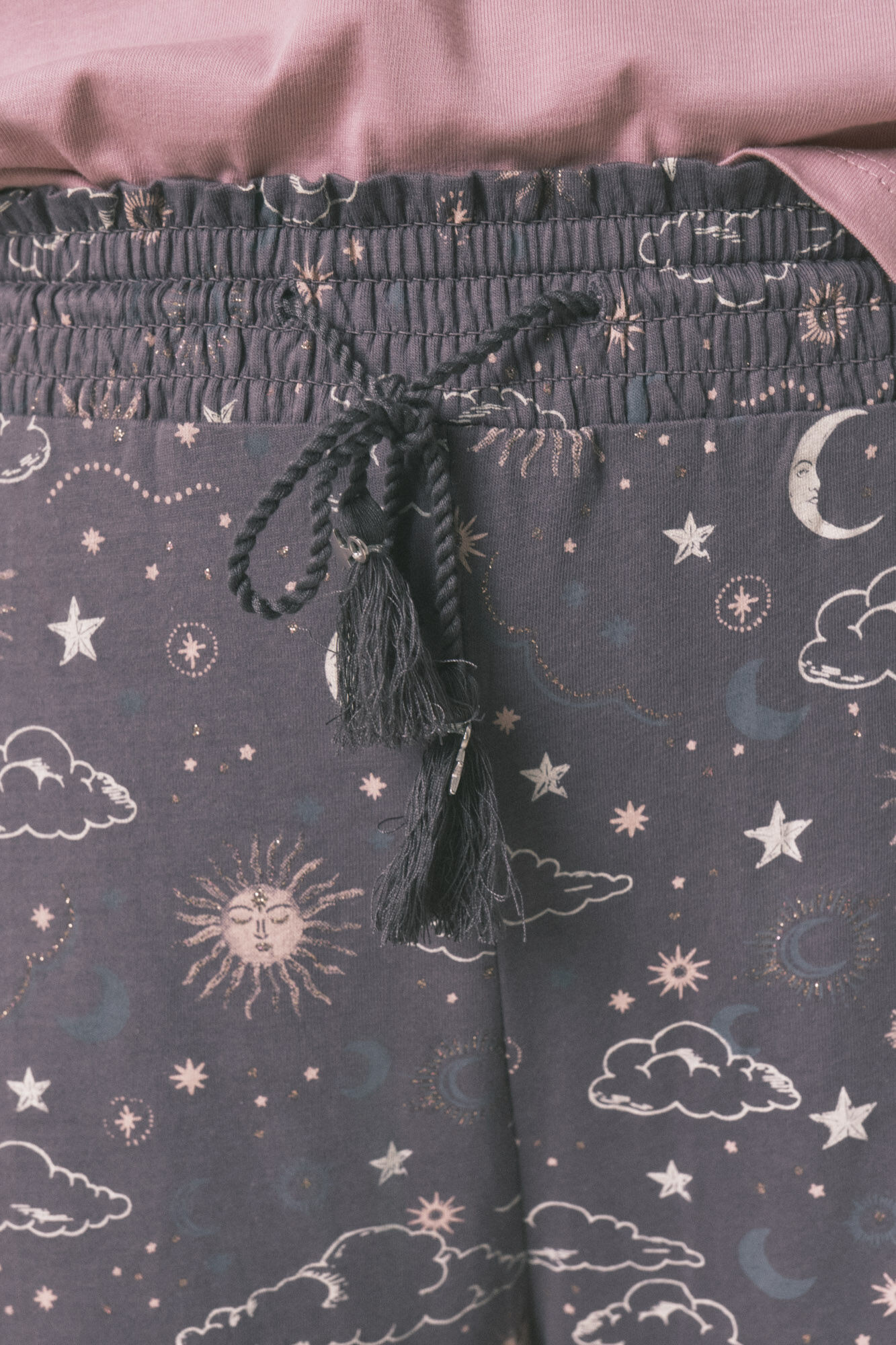 Women'secret Pantal&oacute;n largo 100% algod&oacute;n estampado astral