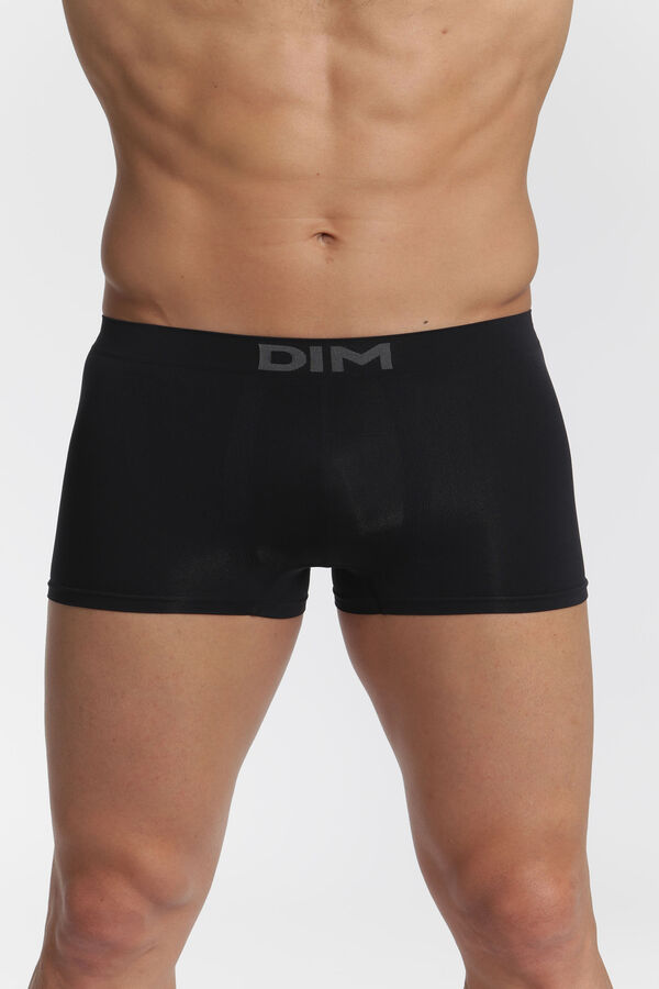 DIM Pacote de 2 boxers masculinos de microfibra sem costura estampado