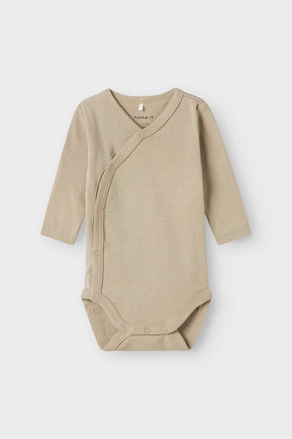 Name it Set aus zwei neutralen Baby-Bodys Grau