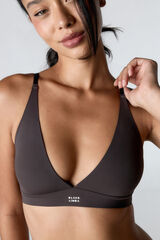 Black Limba Chocolate triangle bra ERYX nude