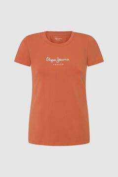 Womensecret Camiseta manga corta naranja