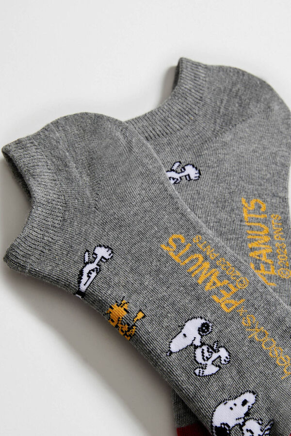 Besocks Calcetines tobilleros Besocks de algod&oacute;n org&aacute;nico gris