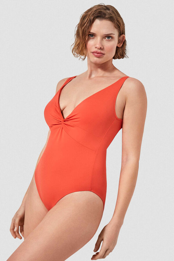 Womensecret Non-wired control swimsuit Narančasta