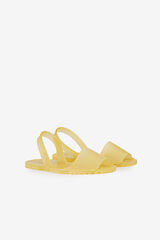 Womensecret Yellow Aqua Menorcan sandal printed
