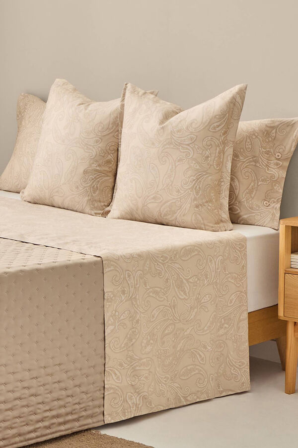 Textura Len&ccedil;ol de cetim impresso estampado