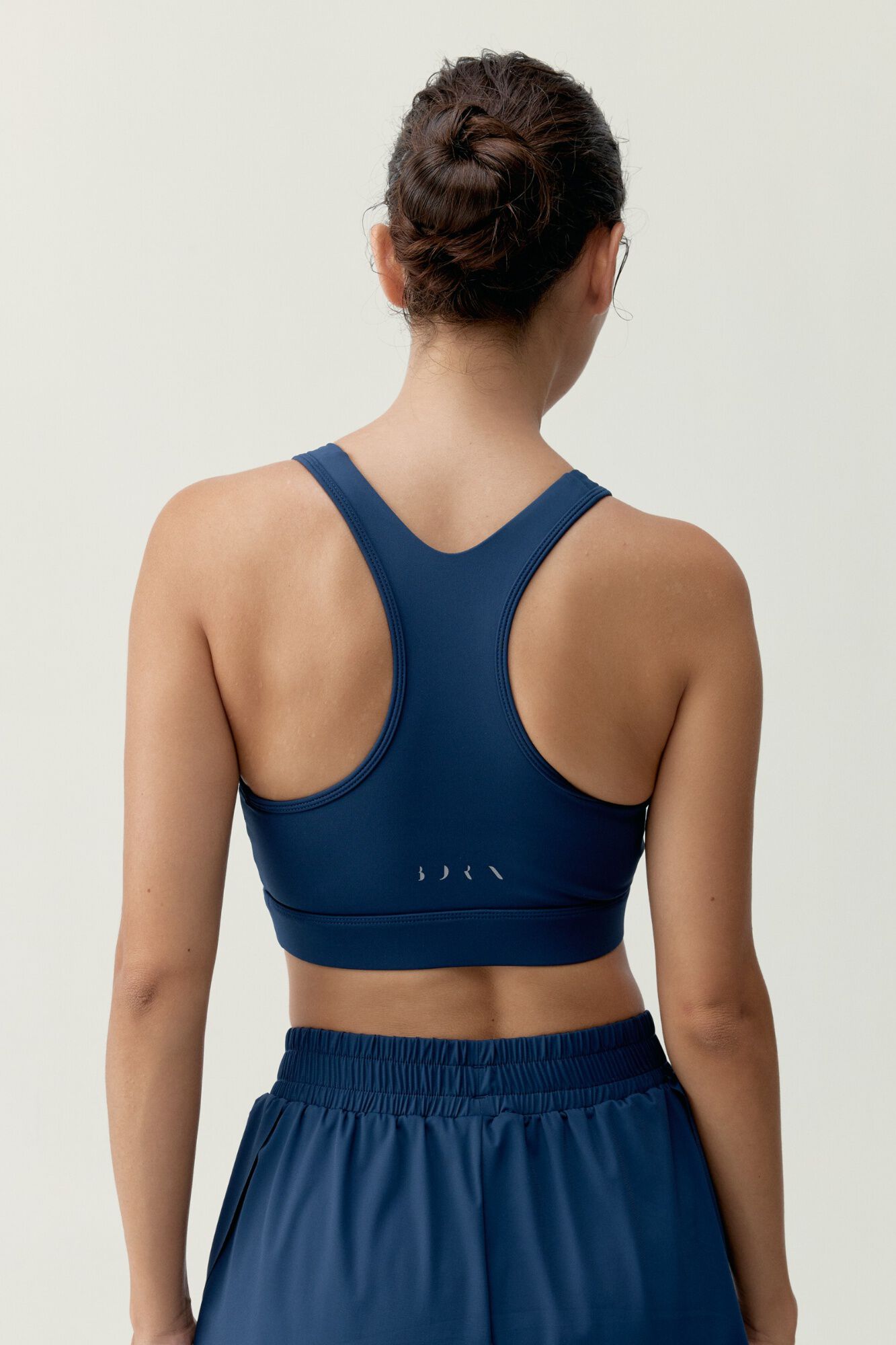 Born Living Yoga Blaues Sailor-Bikinitop