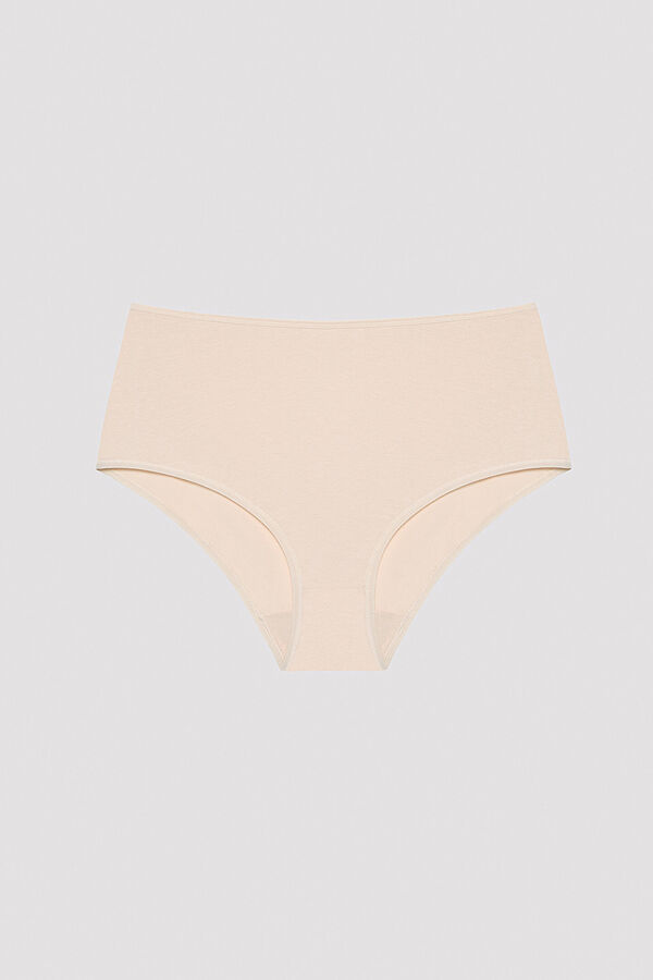 Womensecret Soft Color 3 Pack  High Waist Slip Panties printed