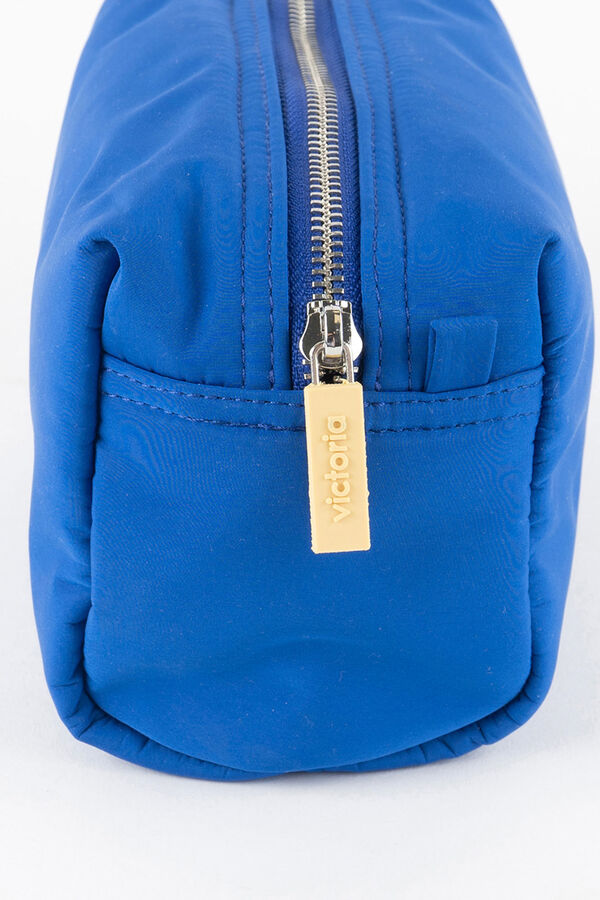 Victoria Neceser nylon cremallera azul