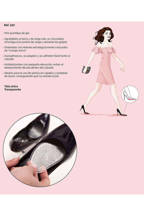 Ivette Bridal Mini plantilla Gel Adhesiva nude