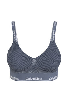 Womensecret Bralette encaje Calvin Klein azul