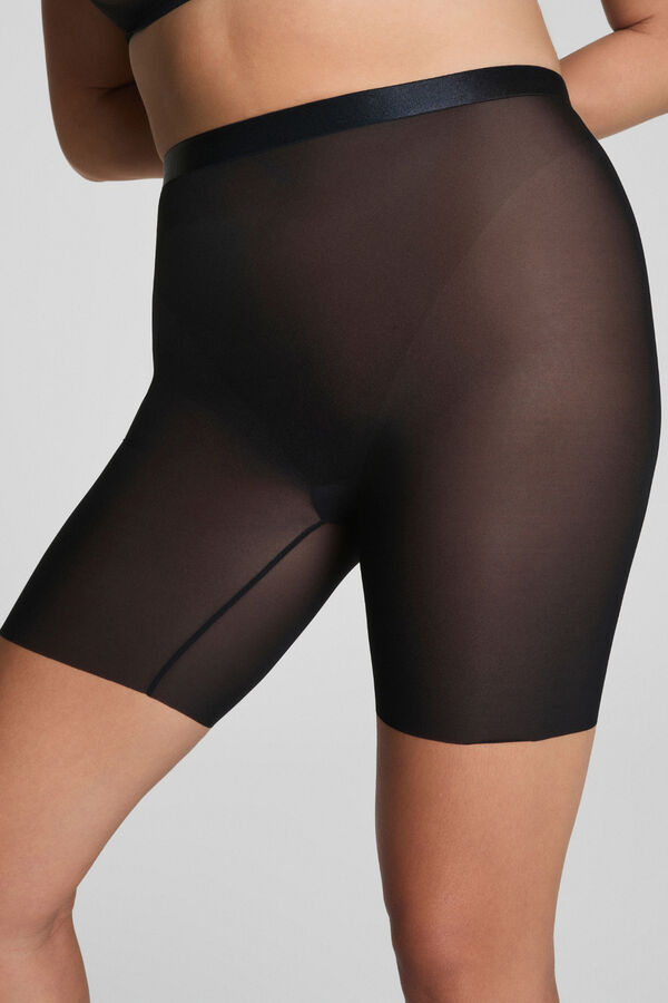 Spanx SPANXsmooth&trade; Sheer Smoothing Collection Tulle Shaping Invisible Trouser black