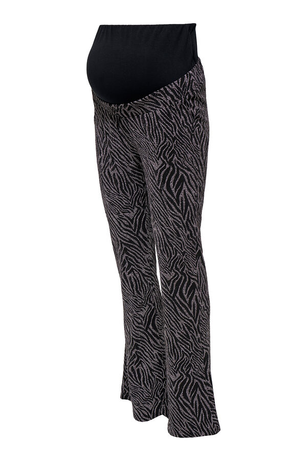 Only Maternity Black lurex maternity pants  black