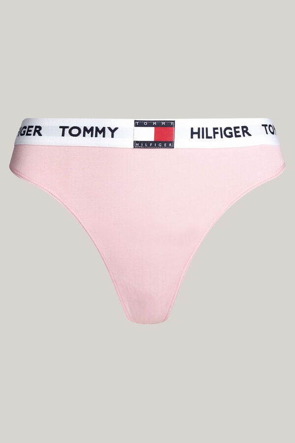 Tommy Jeans Tanga con cinturilla Tommy Hilfiger rosa