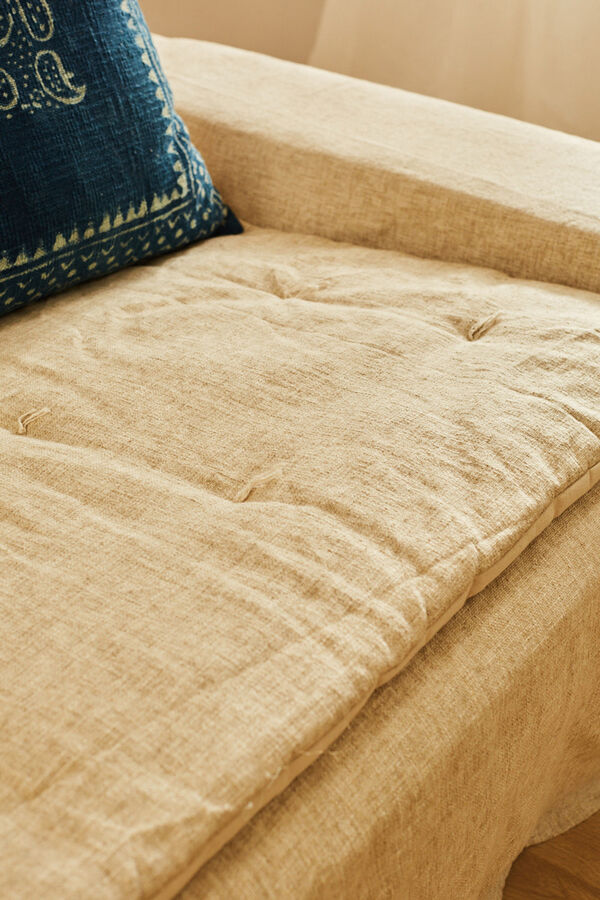 Calma House Topper para sof&aacute; y cama Arga beige