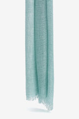 Womensecret Rectangular perforated scarf Grün