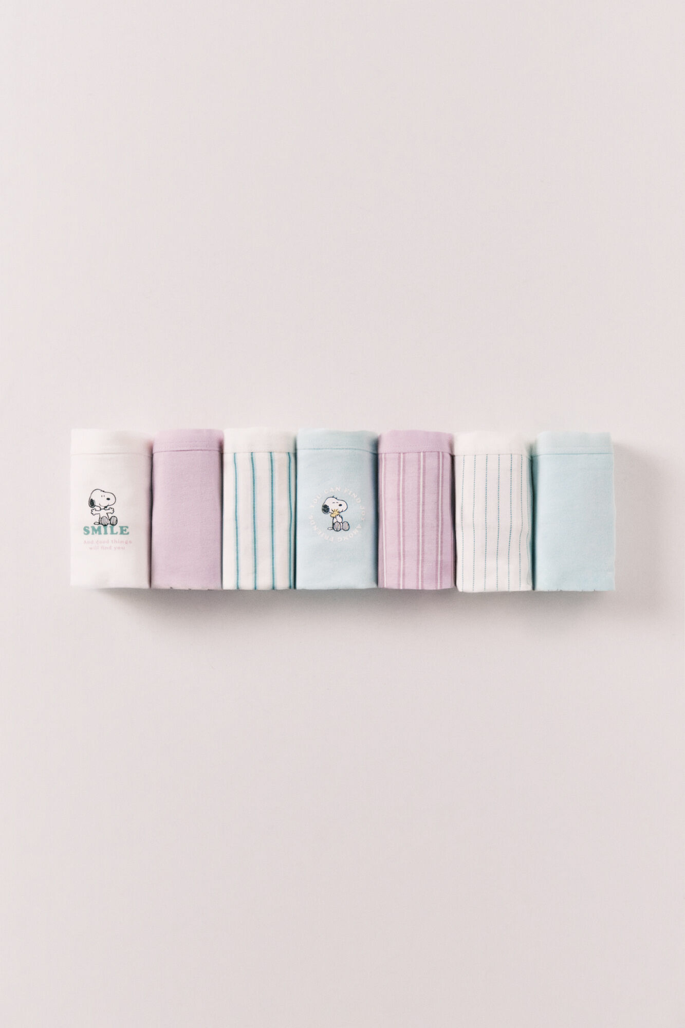 Women'secret Snoopy print cotton 7-pack Brazilian panties